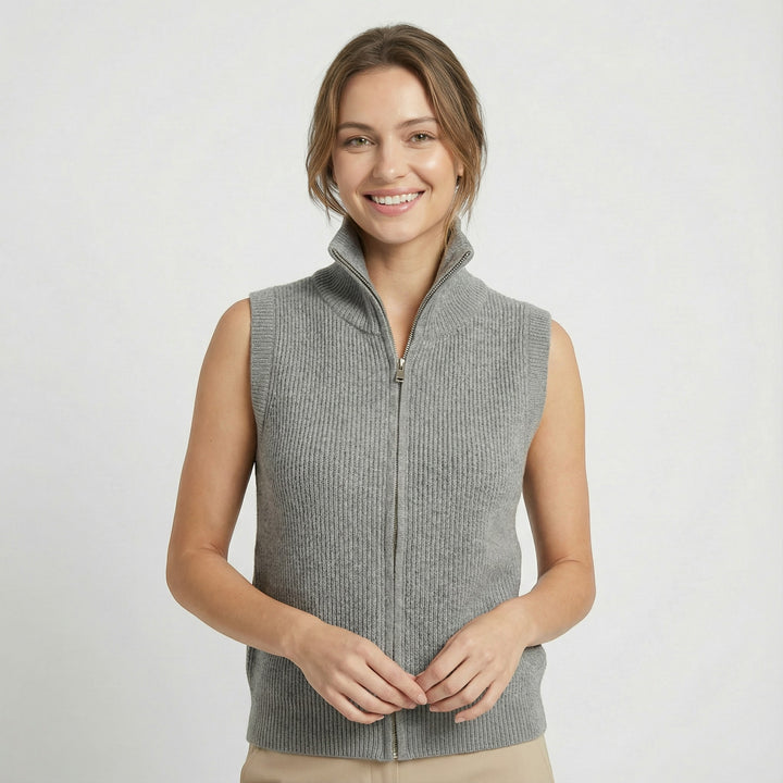 Riche | Women's cashmere turtleneck cardigan