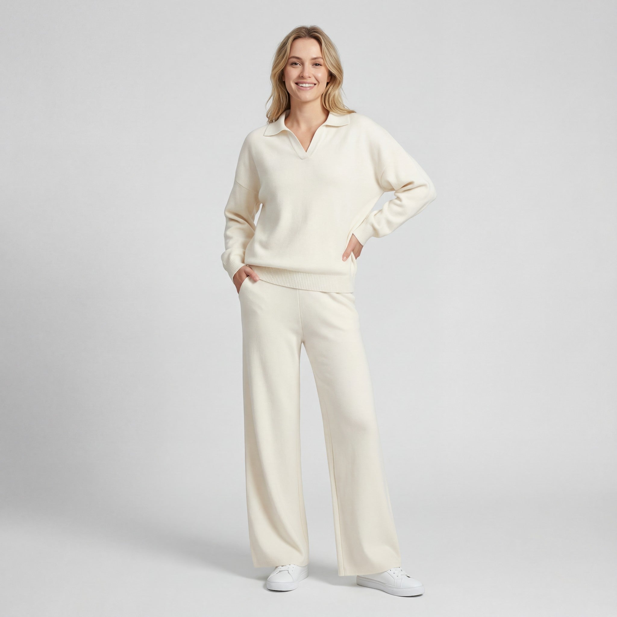 Riche | Ensemble en maille deux pièces pour femme