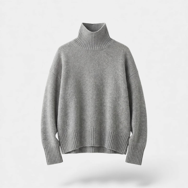 Riche | Pull Col Roulé Épaissi en Cachemire pour Femme