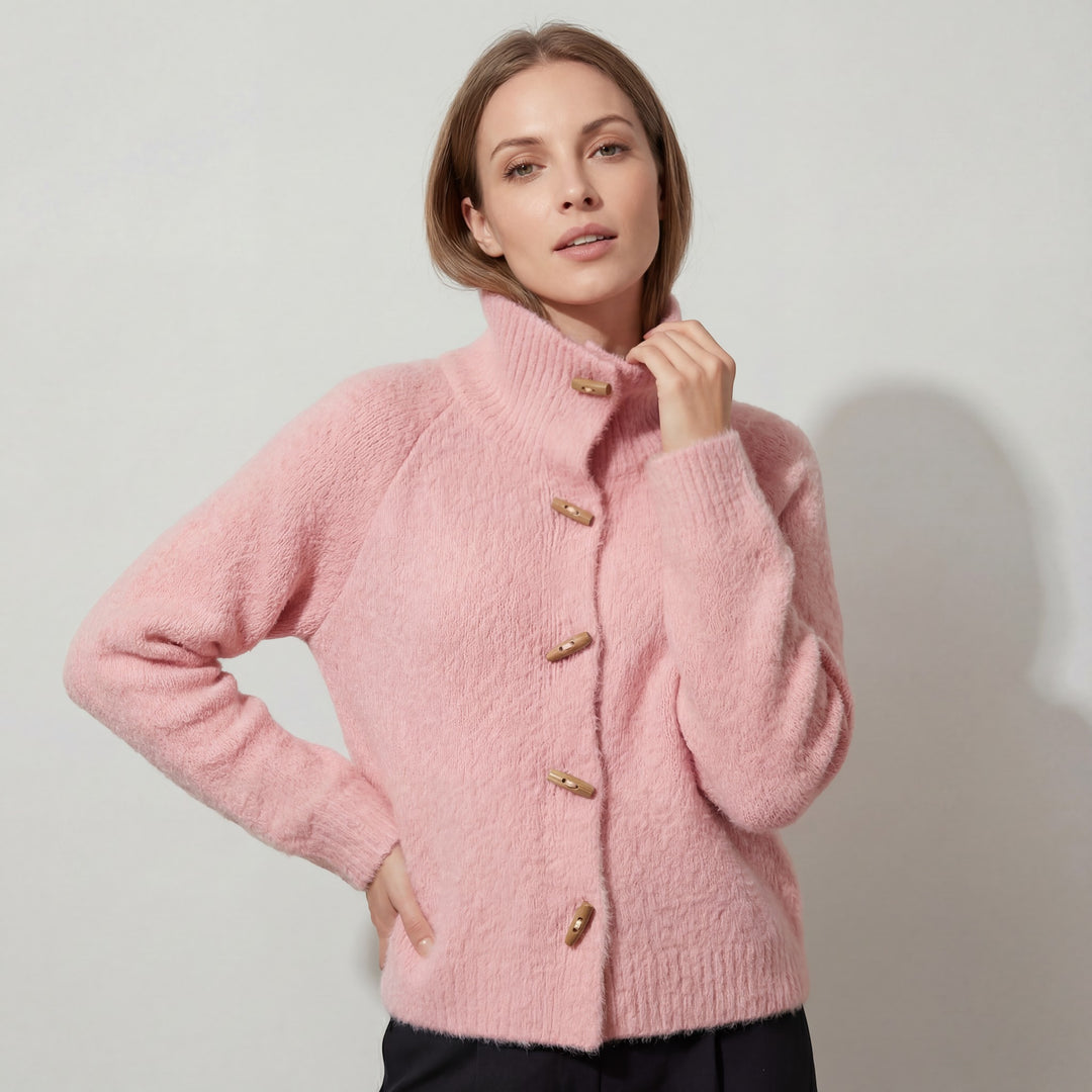 Riche | Women's Viscose Button-Down Cardigan