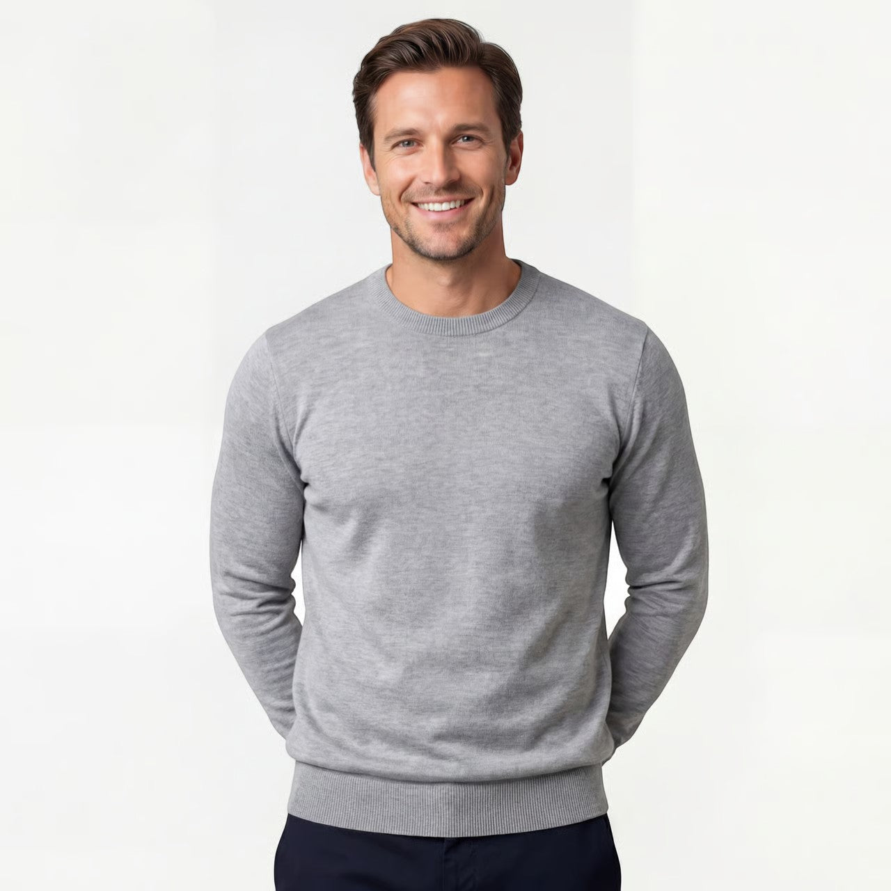 Riche | Pull homme coupe slim – Pull minimaliste casual