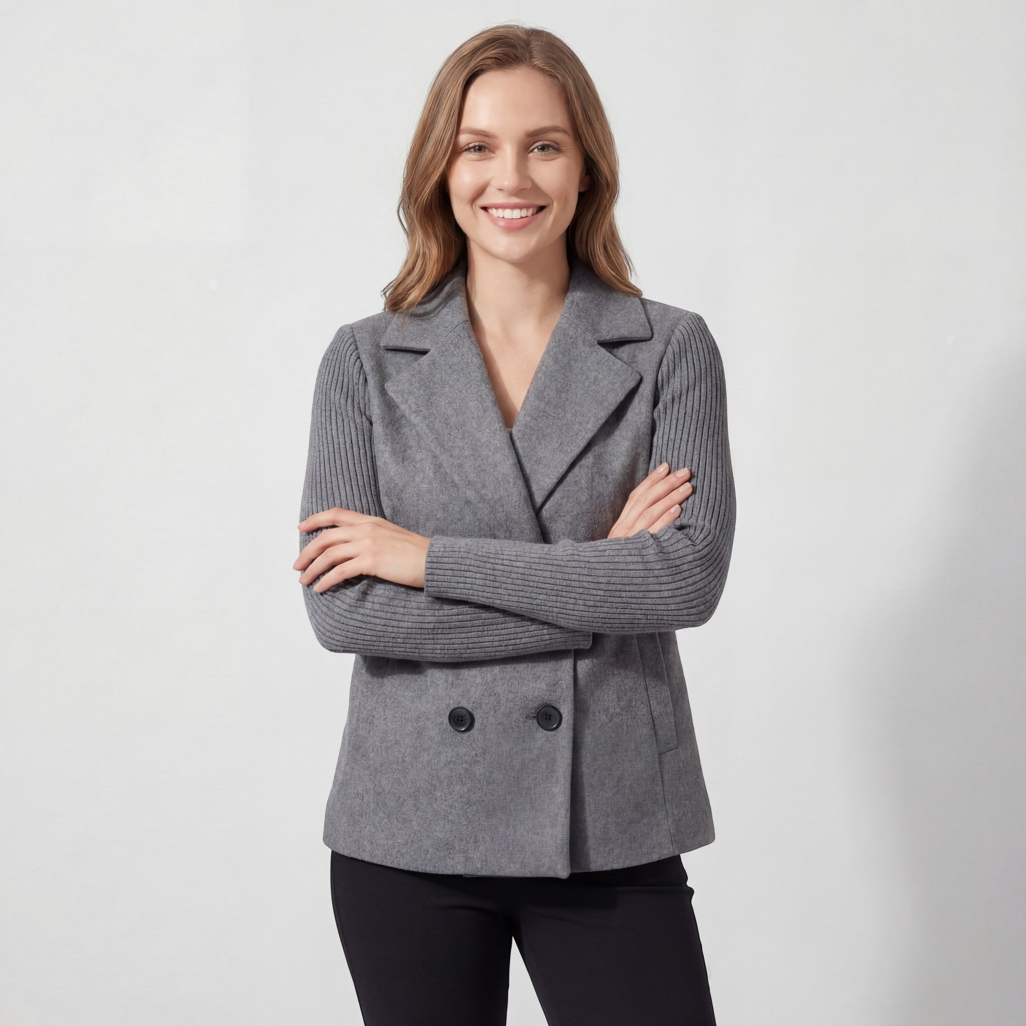 Riche | Manteau femme en laine double boutonnage