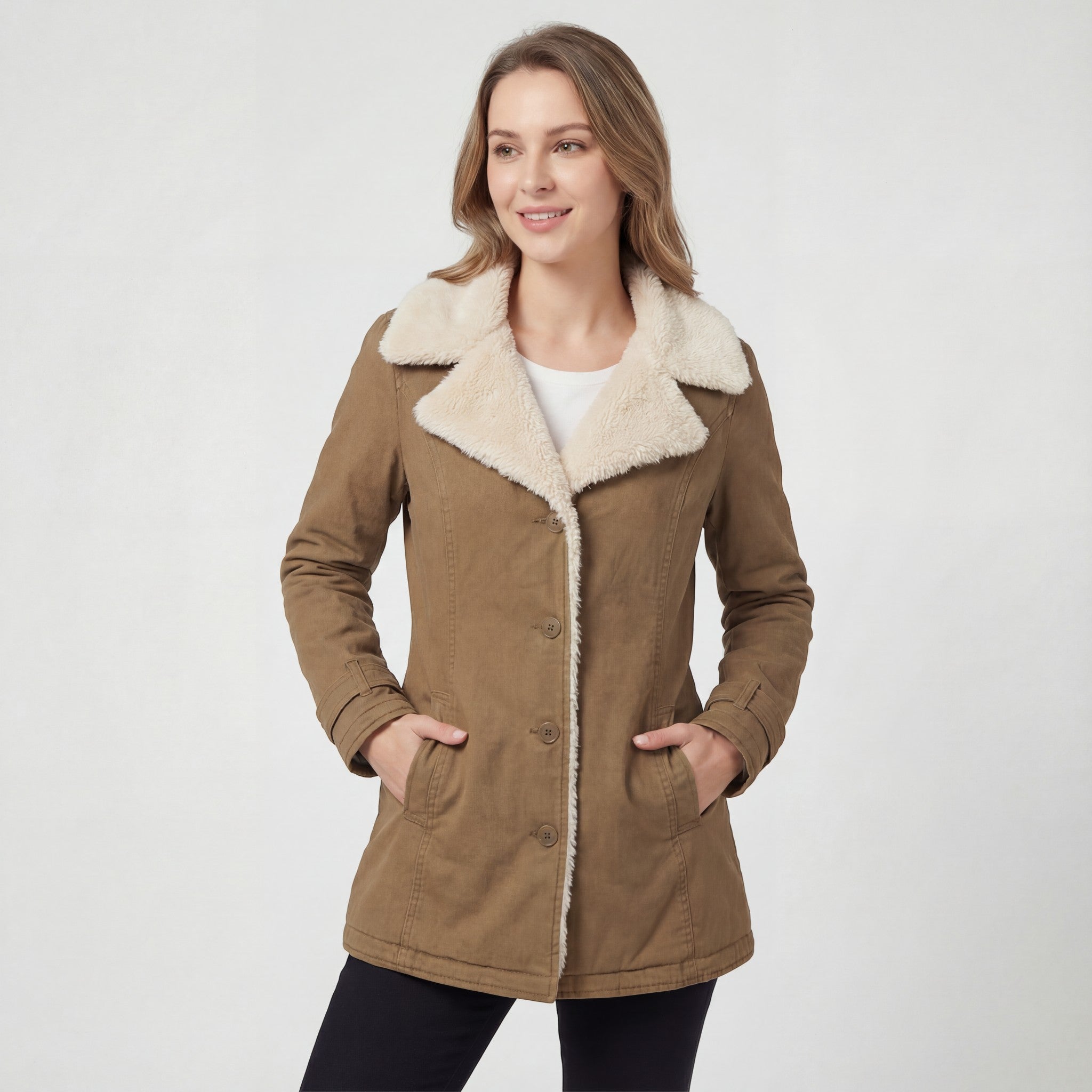 Riche | Veste femme en maille plush douce