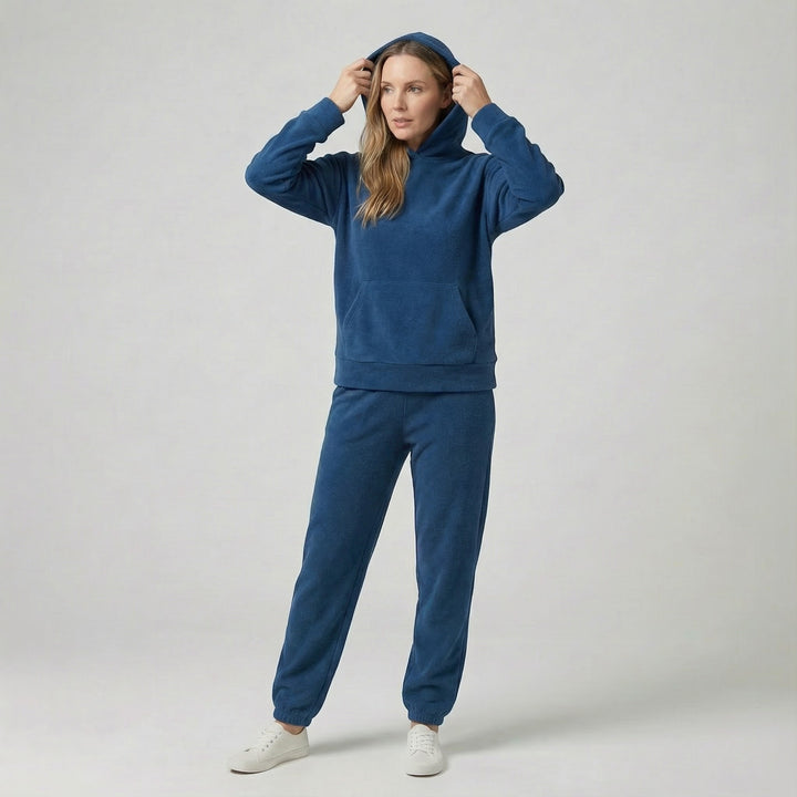 Riche | Ensemble casual femme en coton à capuche