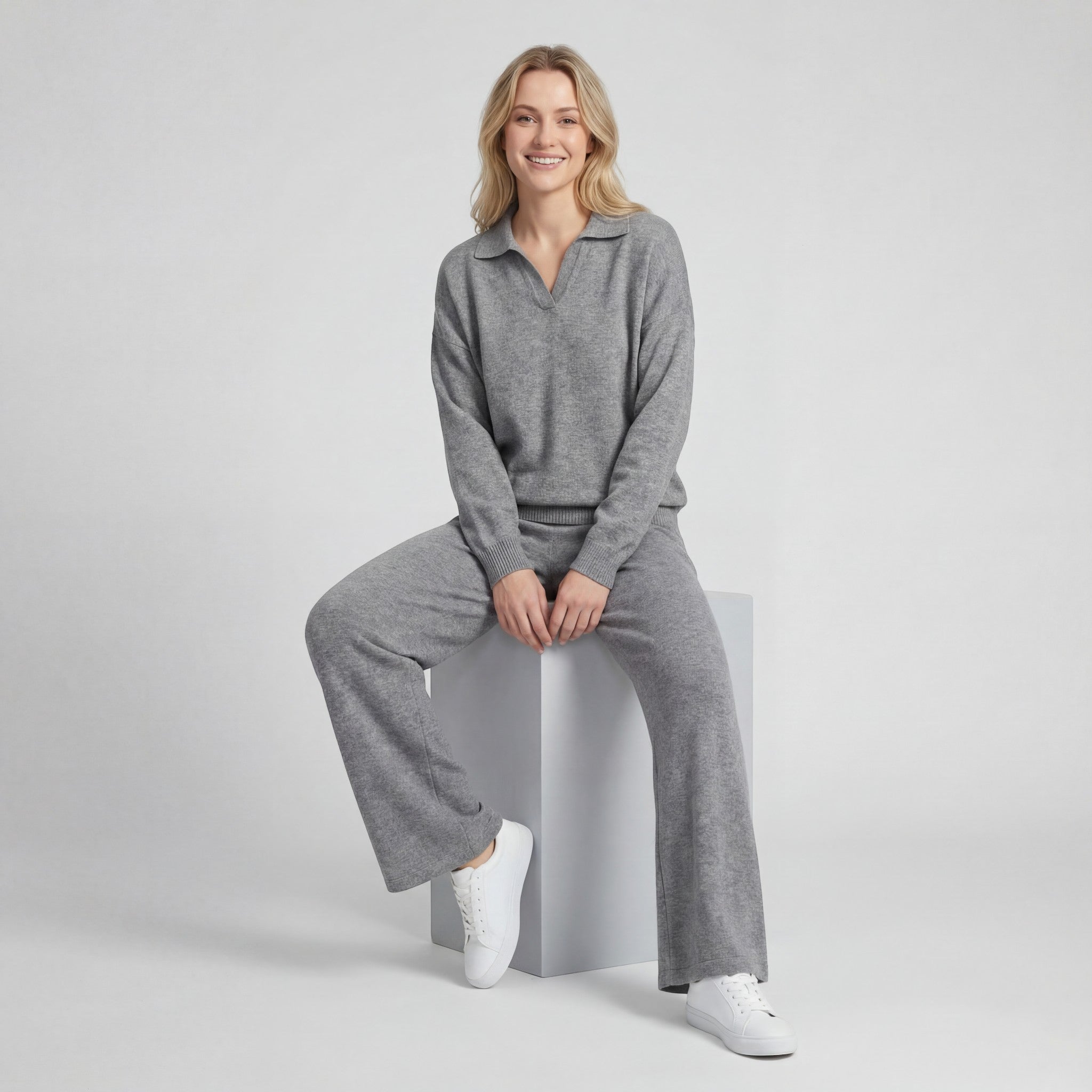 Riche | Ensemble en maille deux pièces pour femme