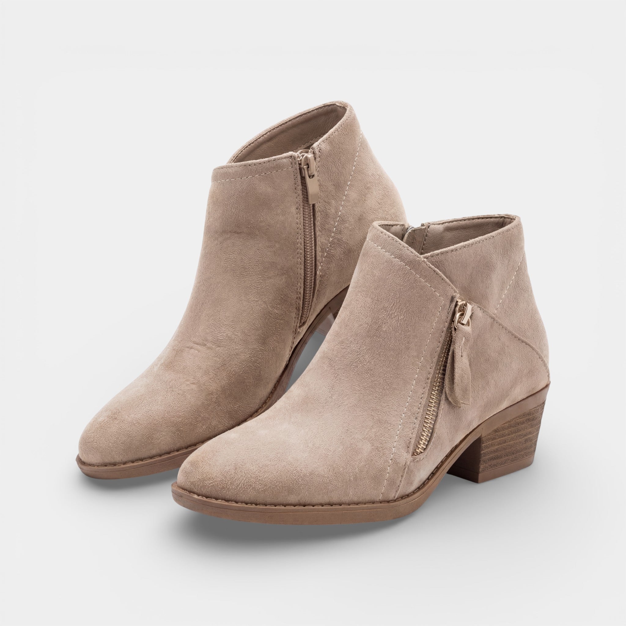 Riche | Bottines femme en cuir à talon moyen