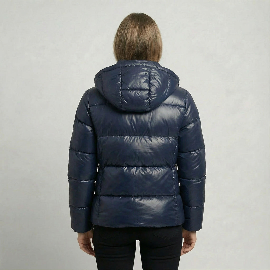 Riche | Doudoune femme à capuche en coton