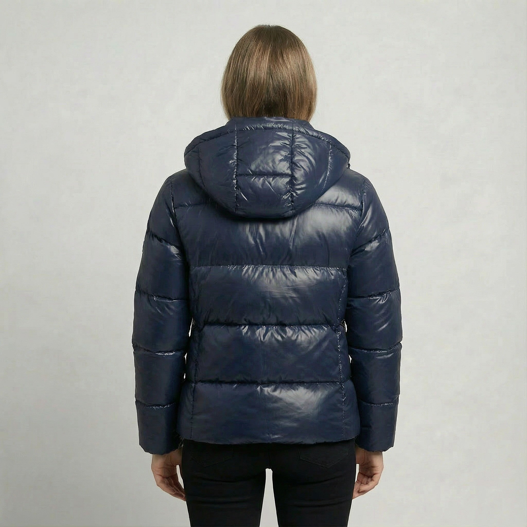 Riche | Doudoune femme à capuche en coton