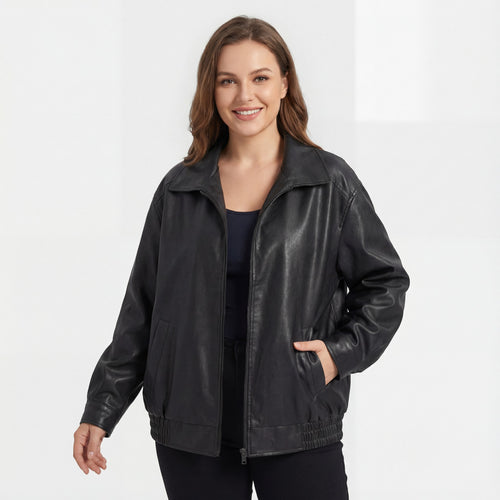 Riche | Veste en cuir pour femme
