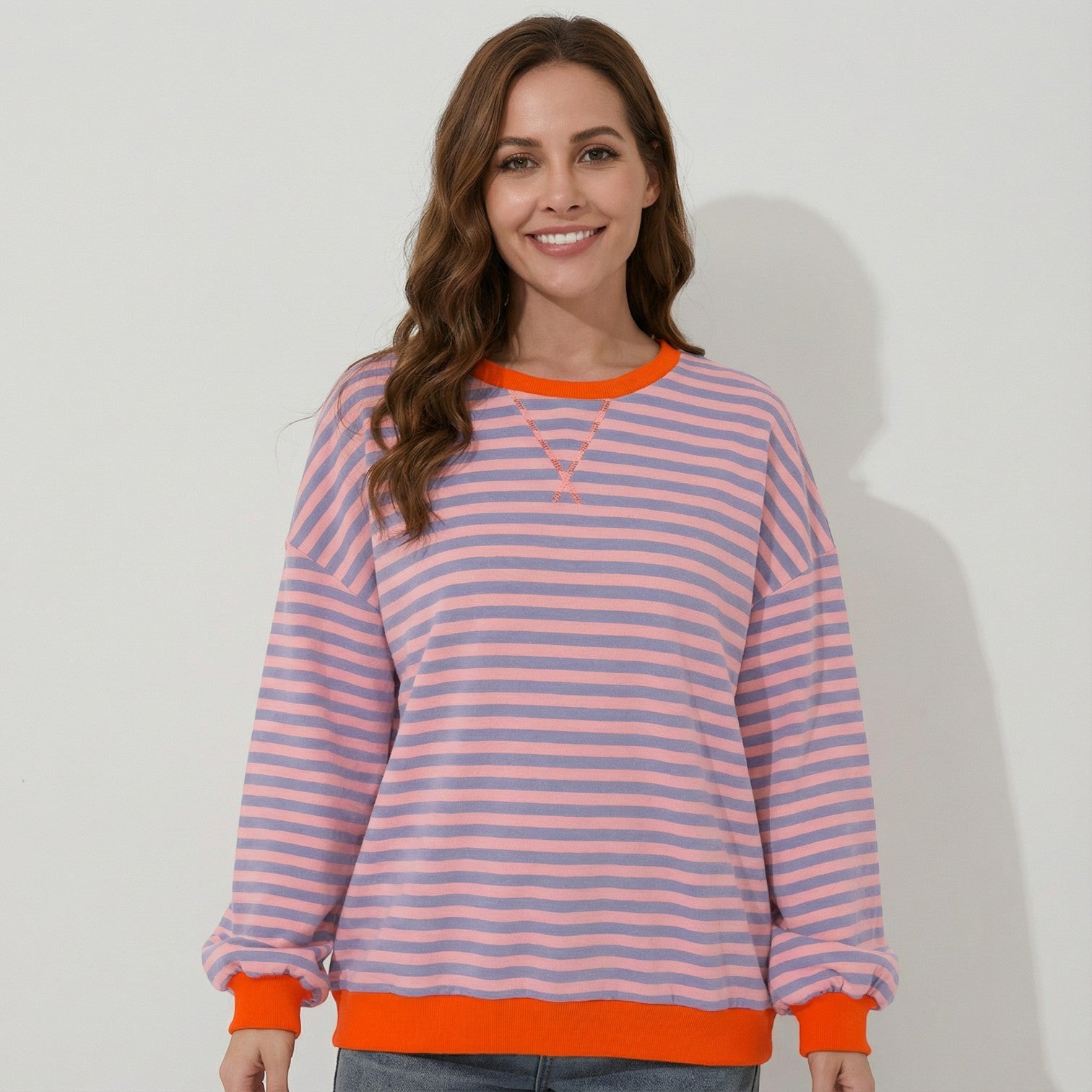 Riche | Haut femme en coton à rayures