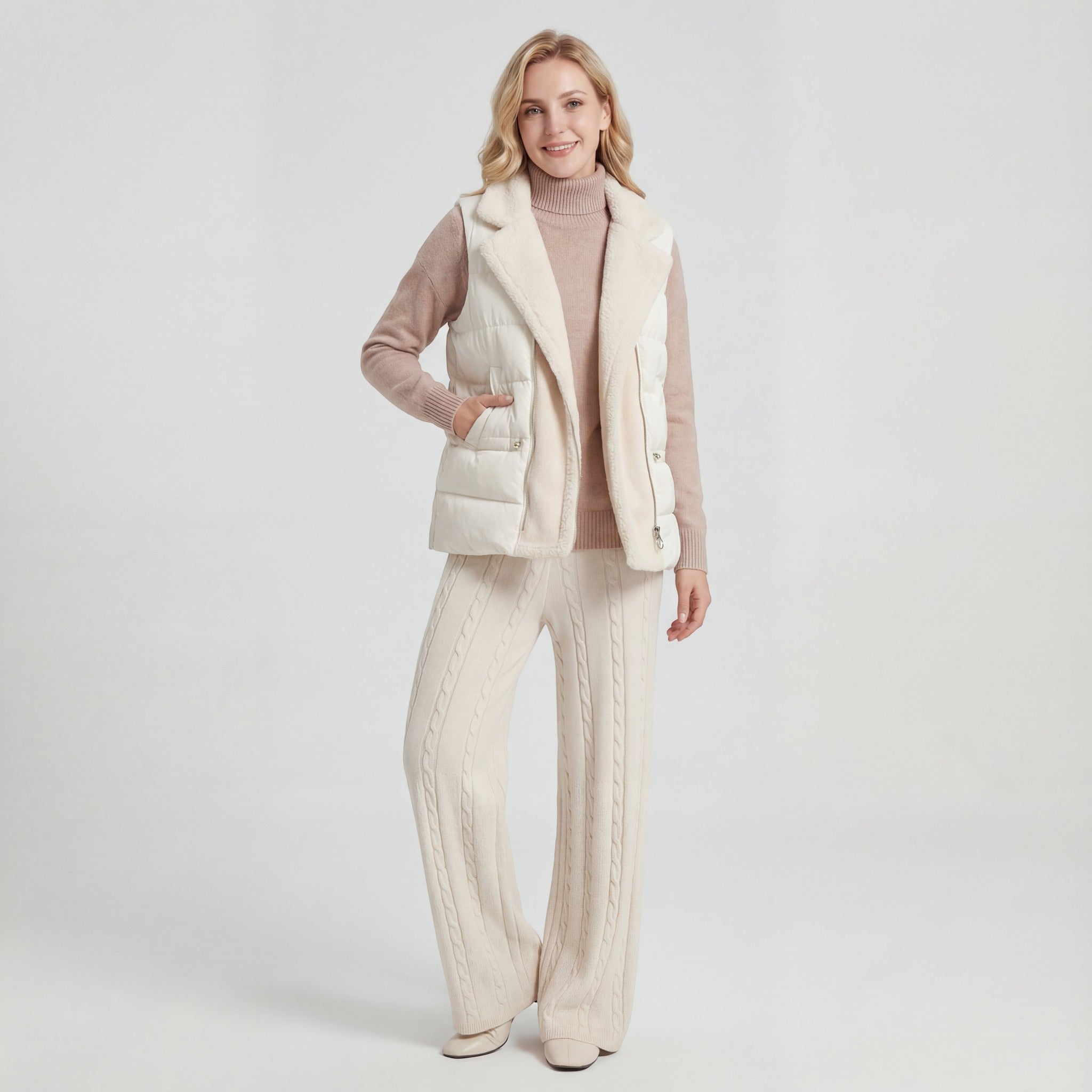 Riche | Ensemble trois pièces femme en maille