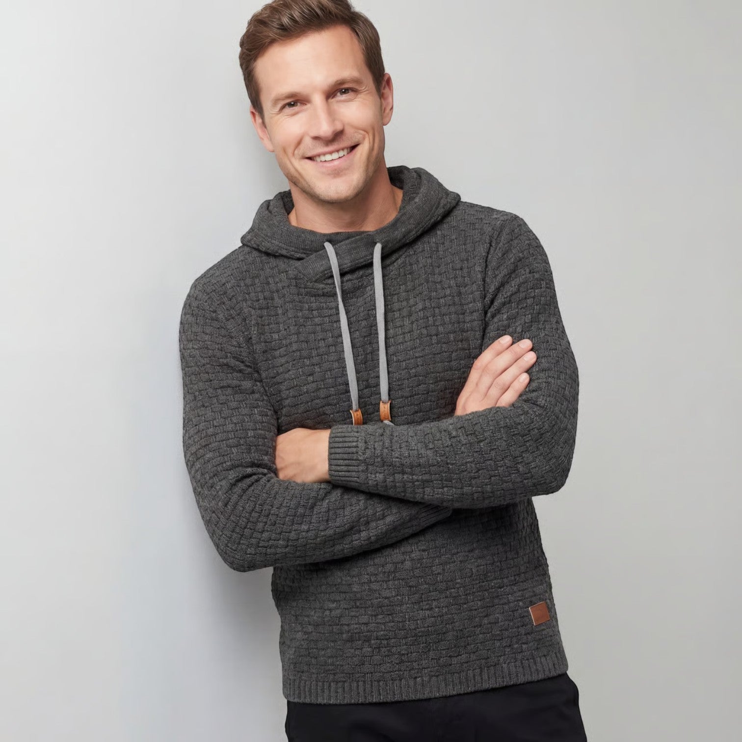 Riche | Pull à Capuche Homme en Mélange de Coton