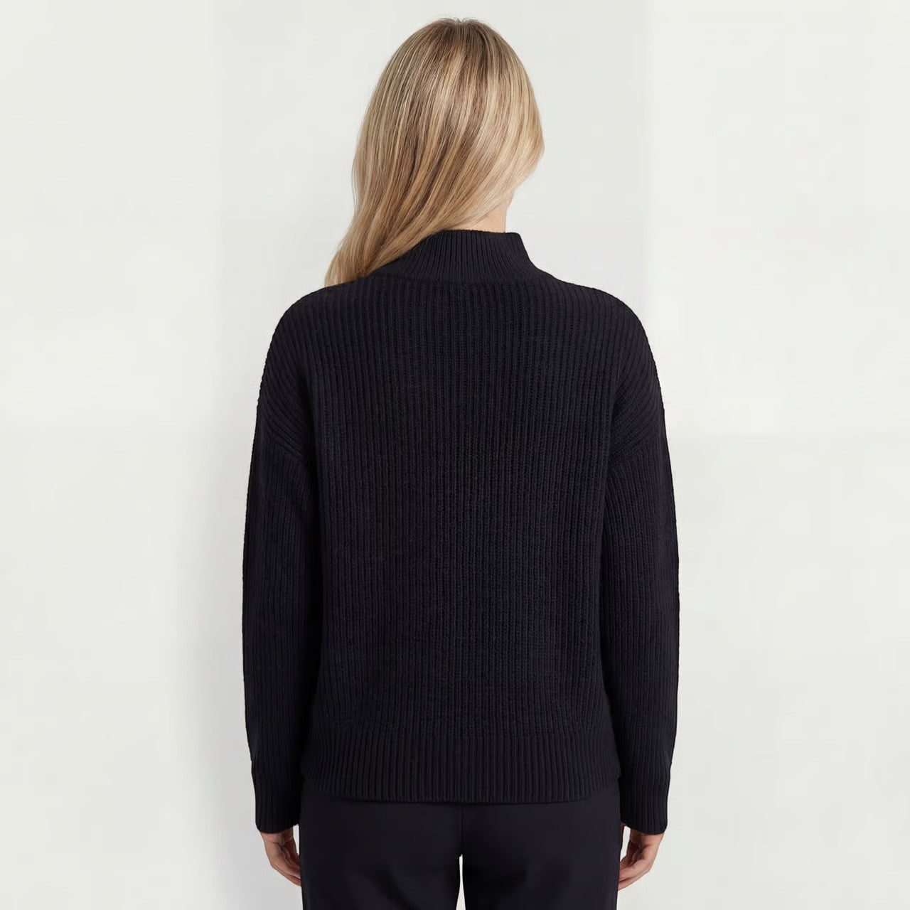 Riche | Pull Col Roulé en Maille Décontractée pour Femme