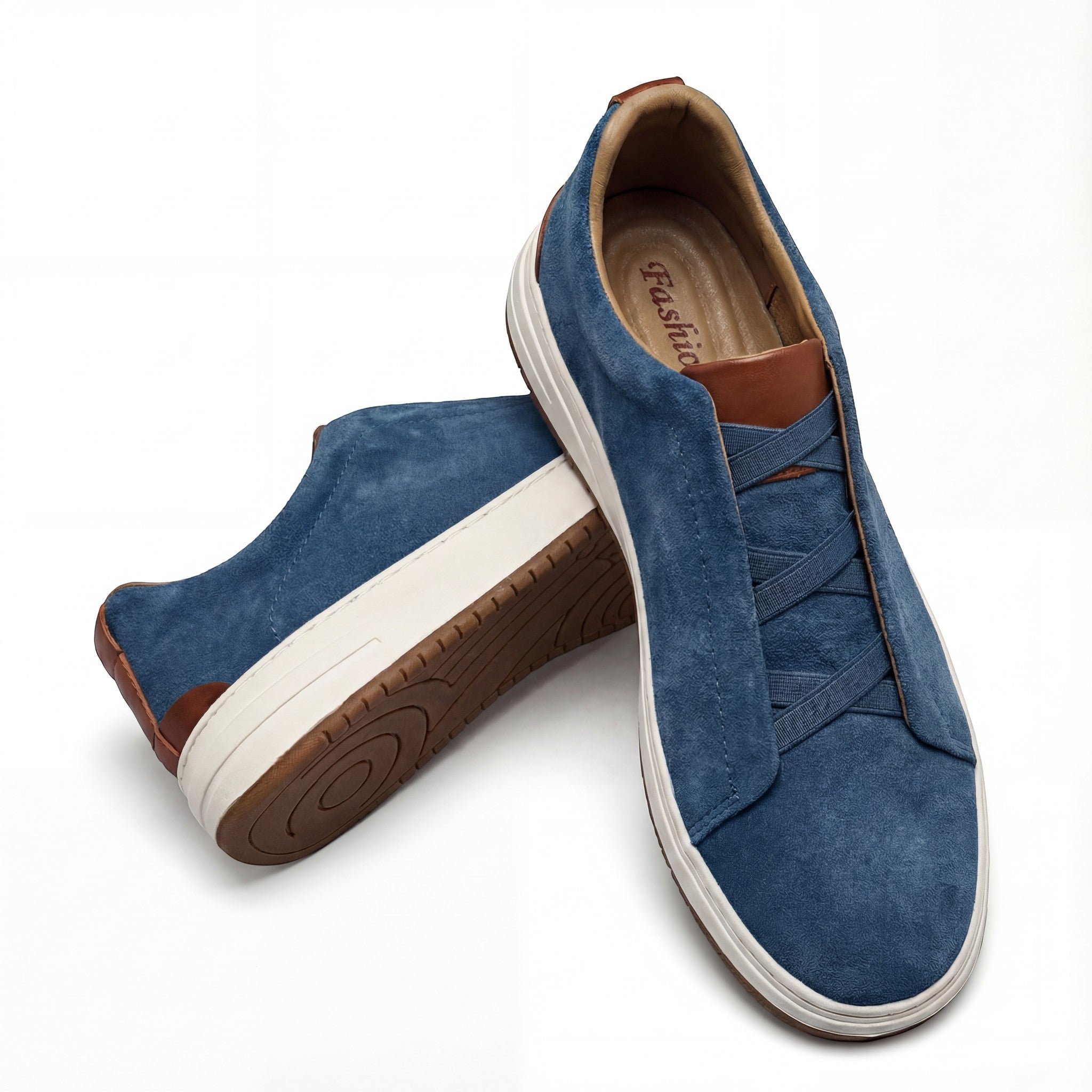 Riche | Baskets casual en daim pour homme