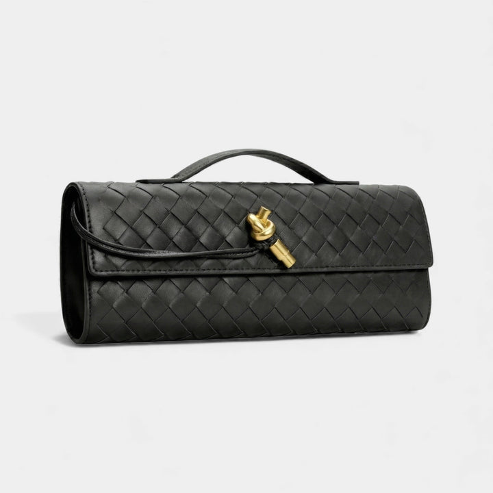 Women's leather clutch bag – Removable shoulder strap