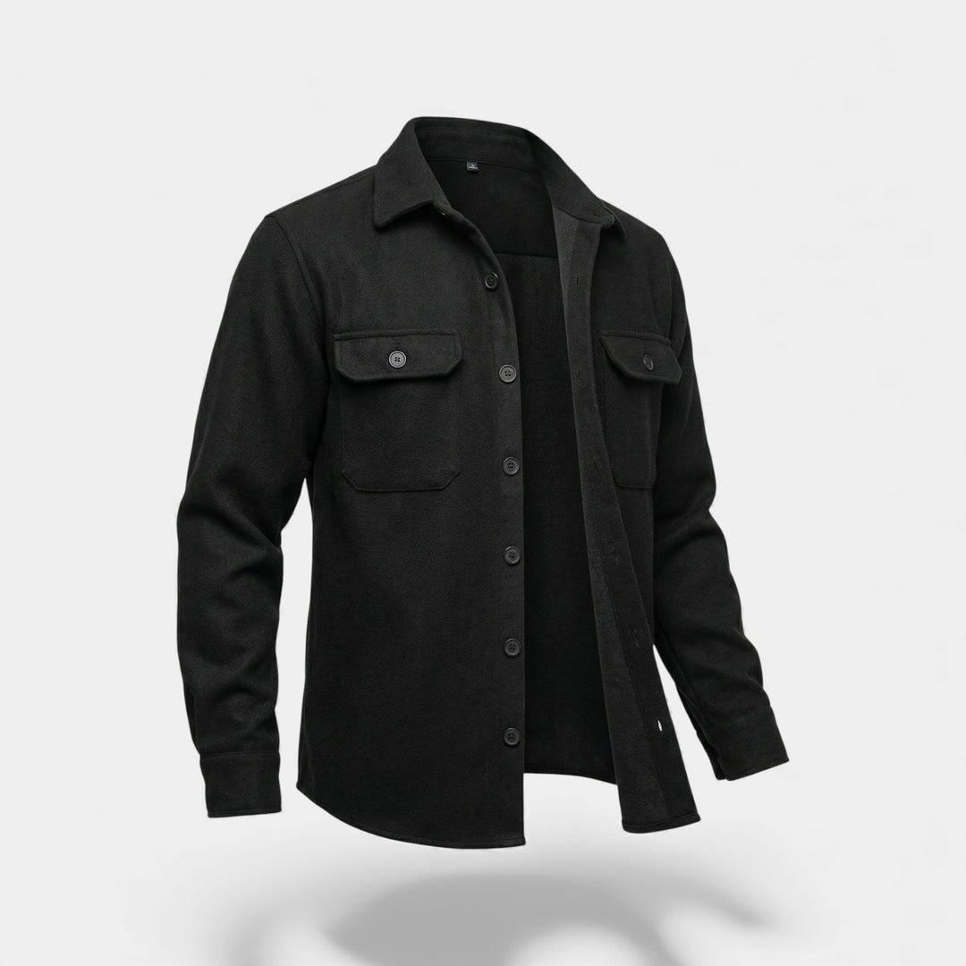 Riche | Men's Checked Cotton-Blend Overshirt