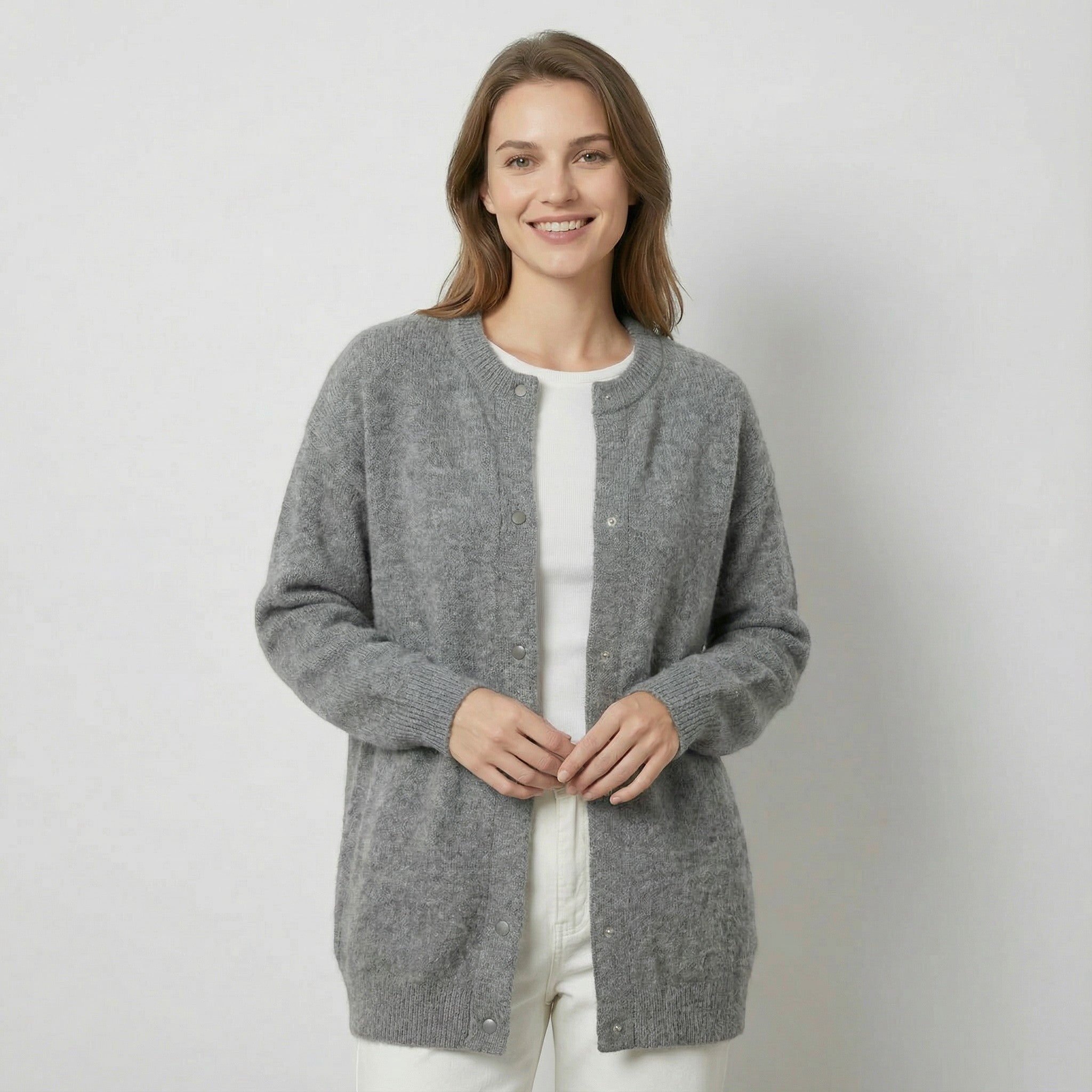 Riche | Veste femme en maille laine