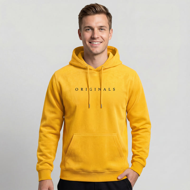 Herren-Kapuzenpullover aus Baumwollmischung – Lässige Passform