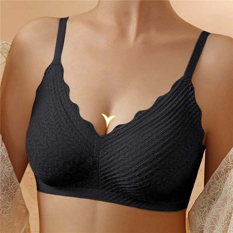 Soutien-gorge sans armatures femme sans couture – maintien confort dentelle