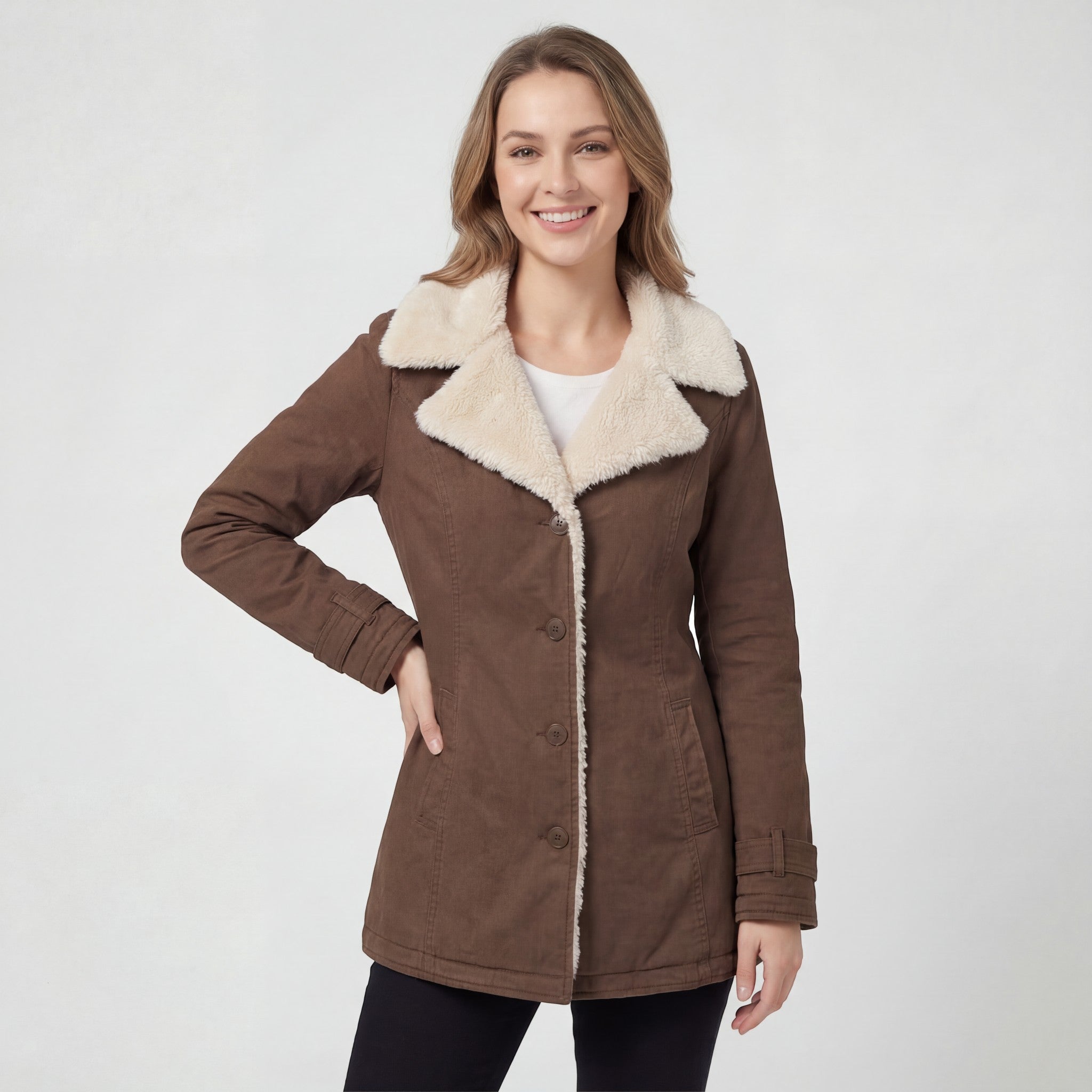 Riche | Veste femme en maille plush douce