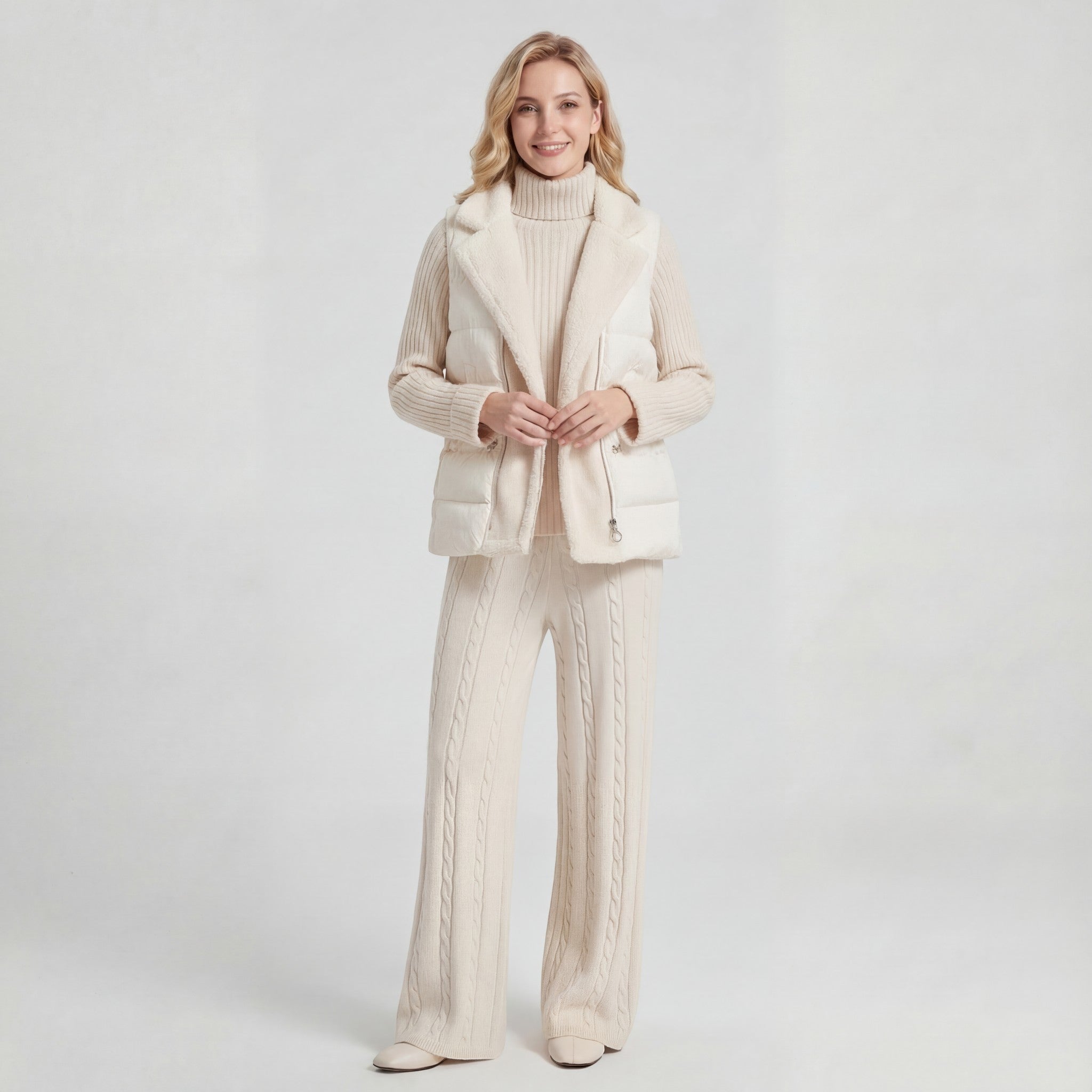 Riche | Ensemble trois pièces femme en maille