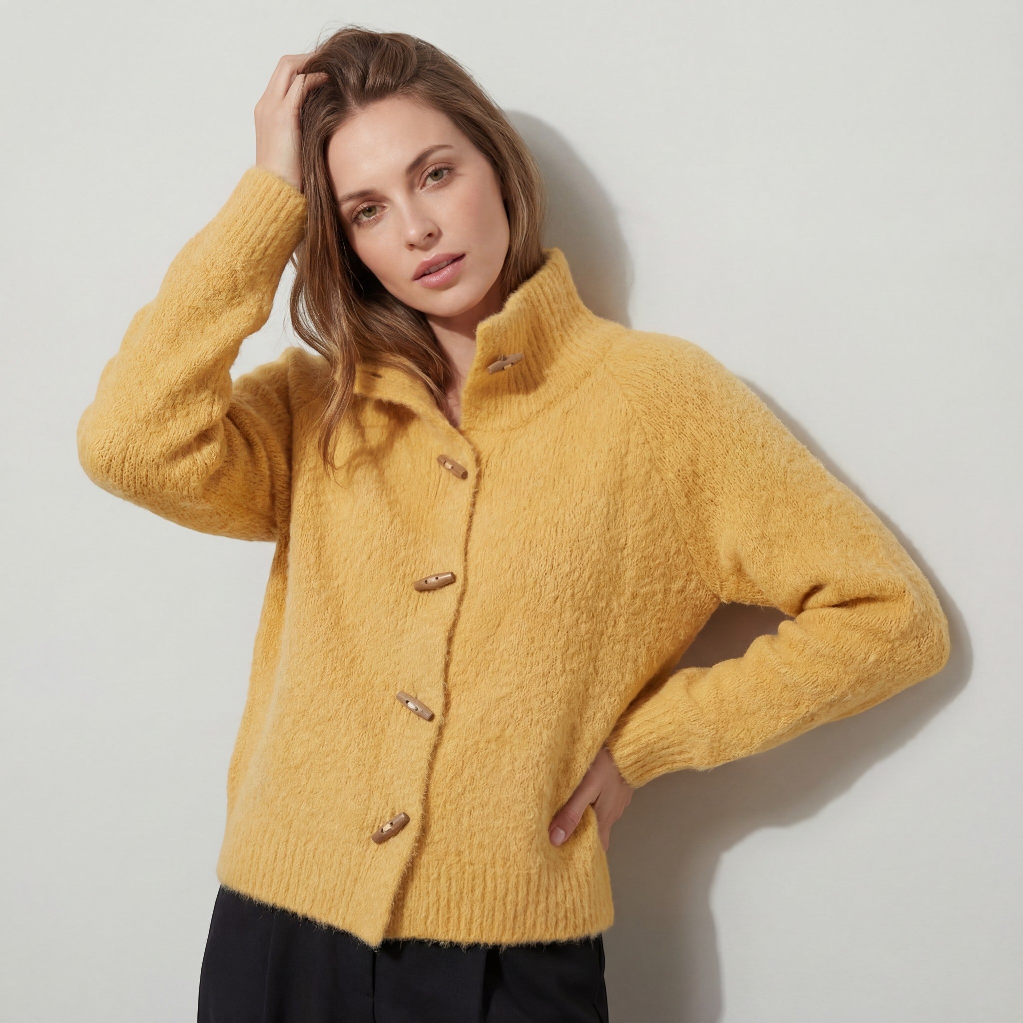 Riche | Cardigan Boutonné en Viscose pour Femme