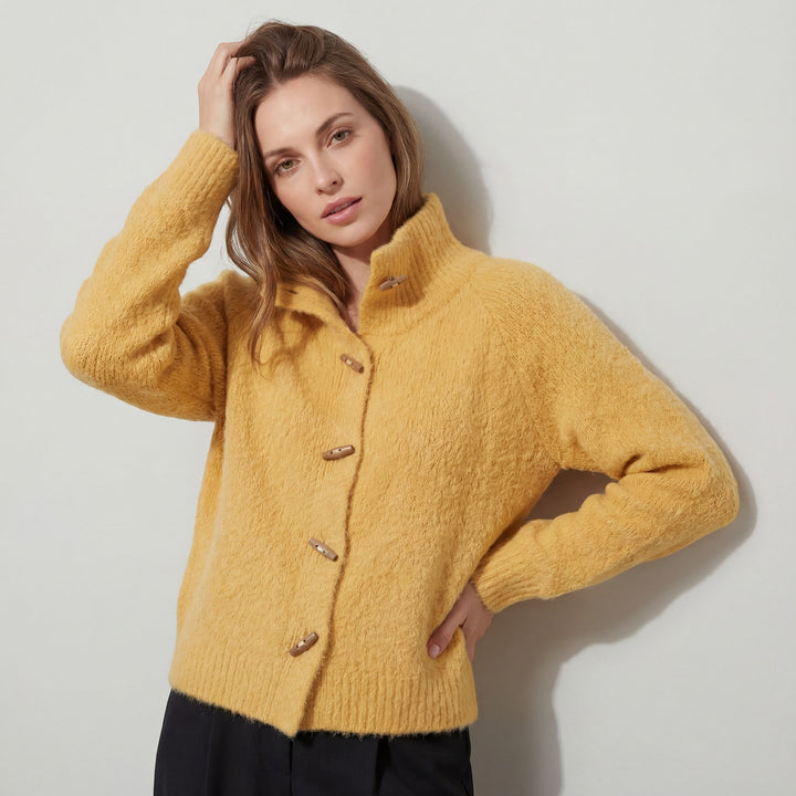 Riche | Women's Viscose Button-Down Cardigan