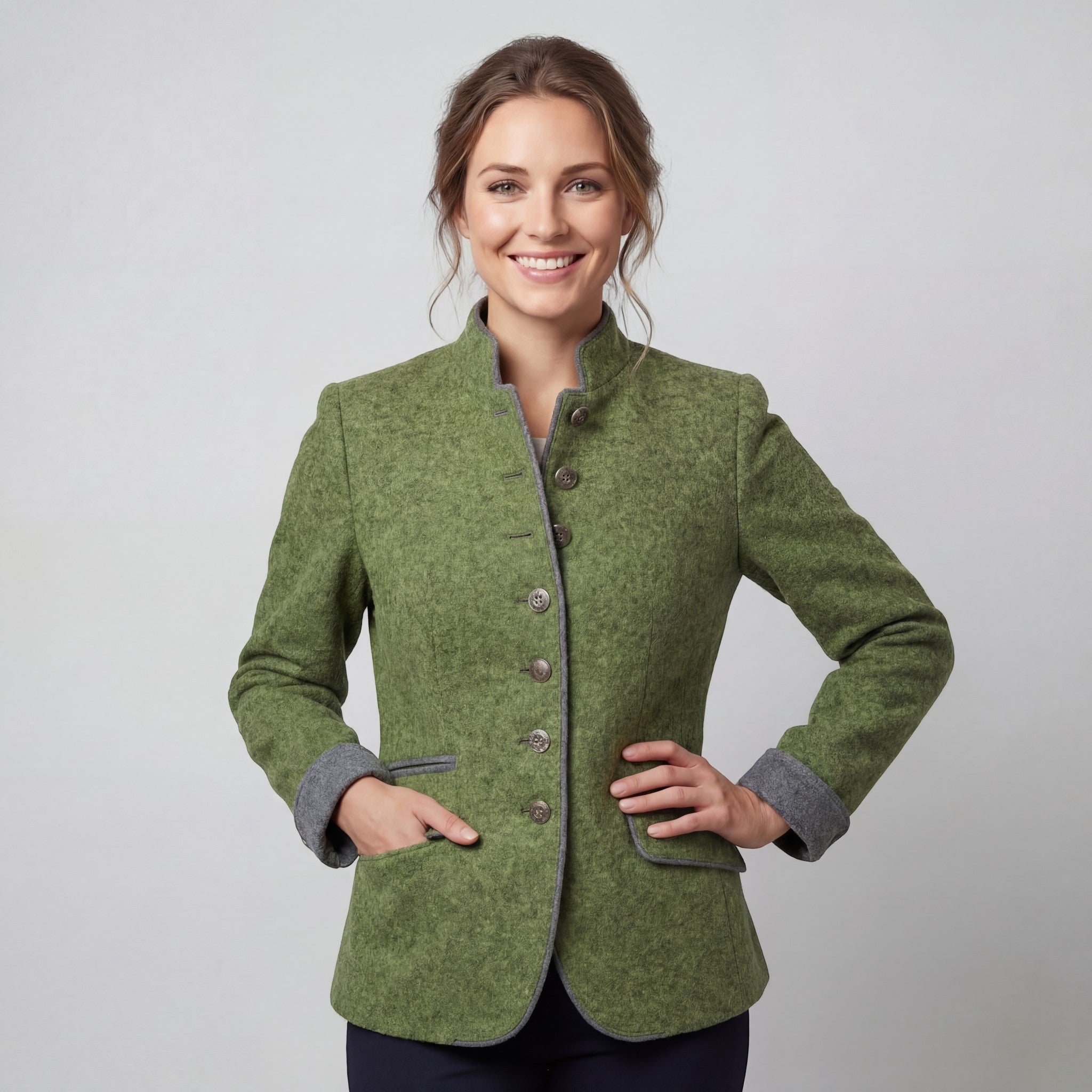 Riche | Blazer en laine mélangée femme