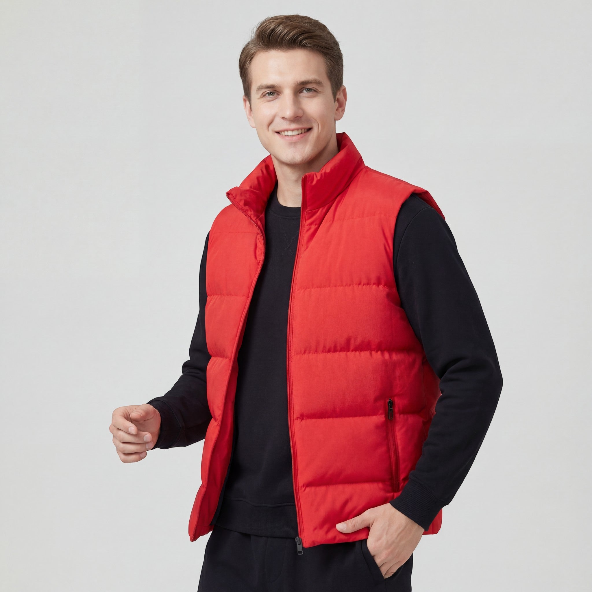 Riche | Gilet Matelassé à Col Montant pour Homme