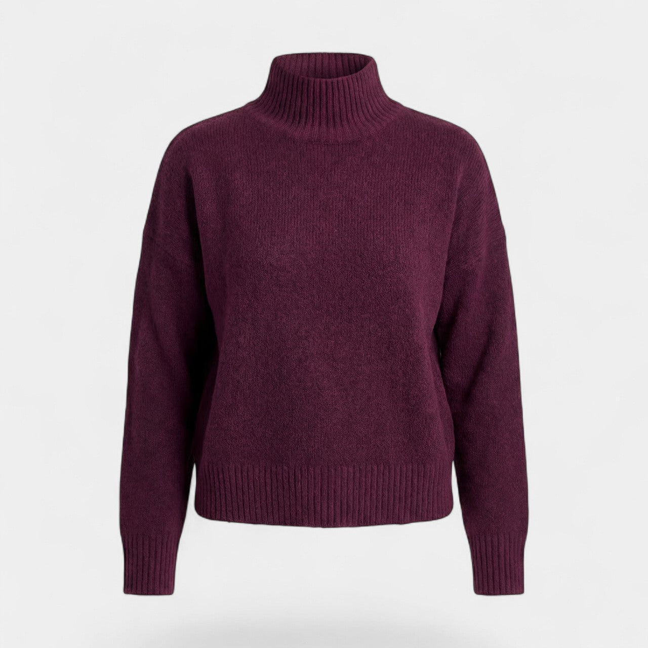 Riche | Pull Col Roulé en Maille Décontractée pour Femme