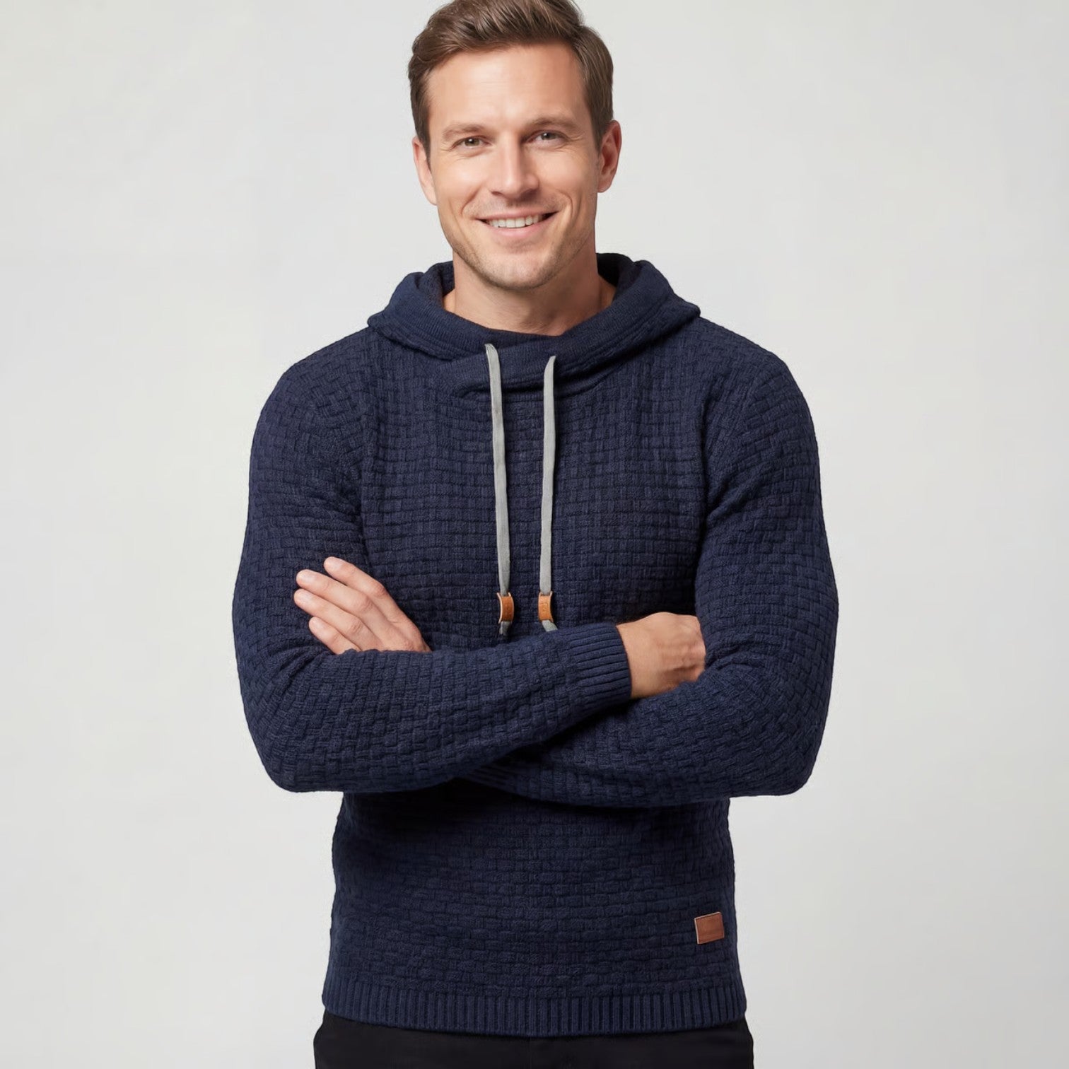 Riche | Pull à Capuche Homme en Mélange de Coton