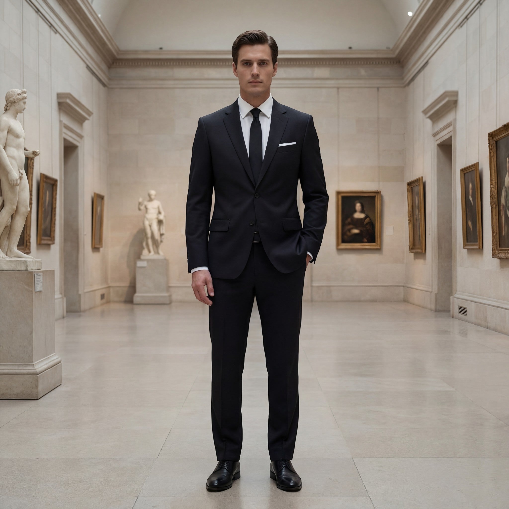 Riche | Ensemble tailleur en laine mélangée homme