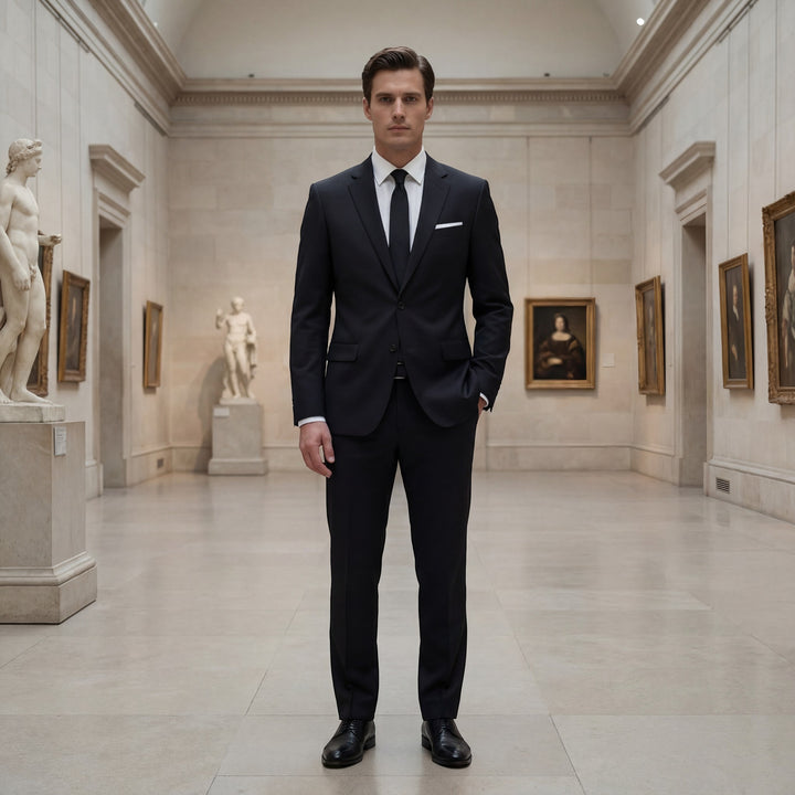 Riche | Ensemble tailleur en laine mélangée homme