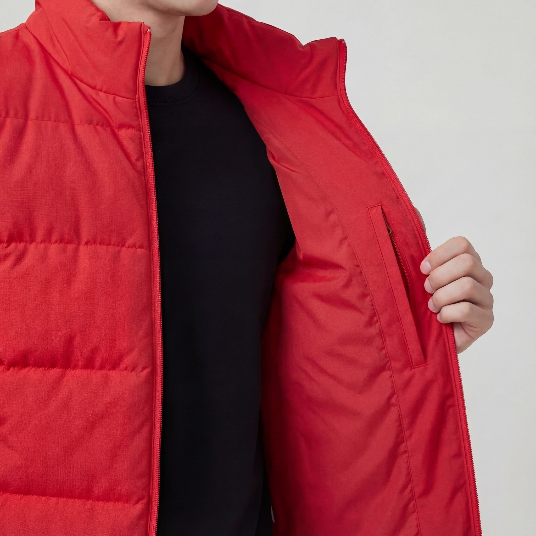 Riche | Gilet Matelassé à Col Montant pour Homme