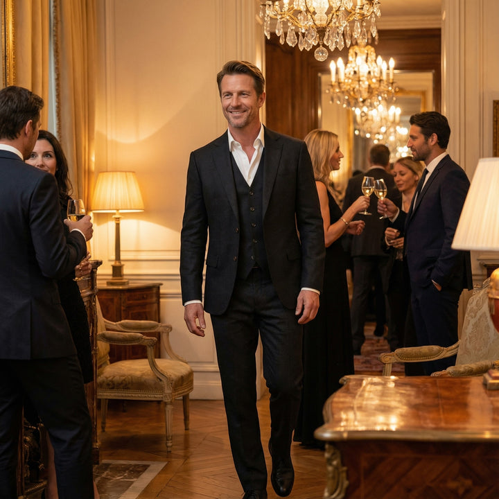 Riche | Men's linen suit