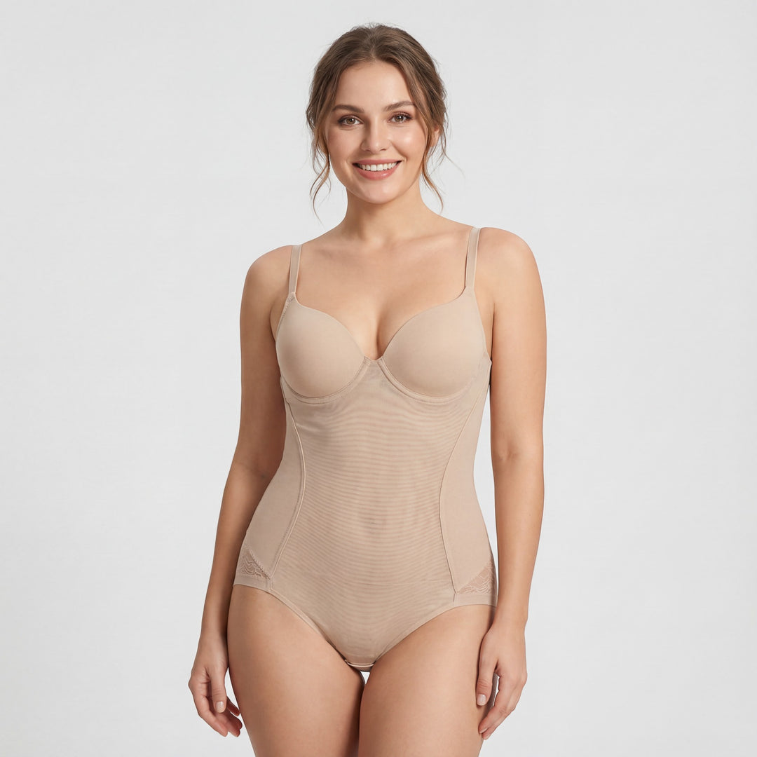 Elastischer figurformender Body für Damen – Formender Effekt am ganzen Körper