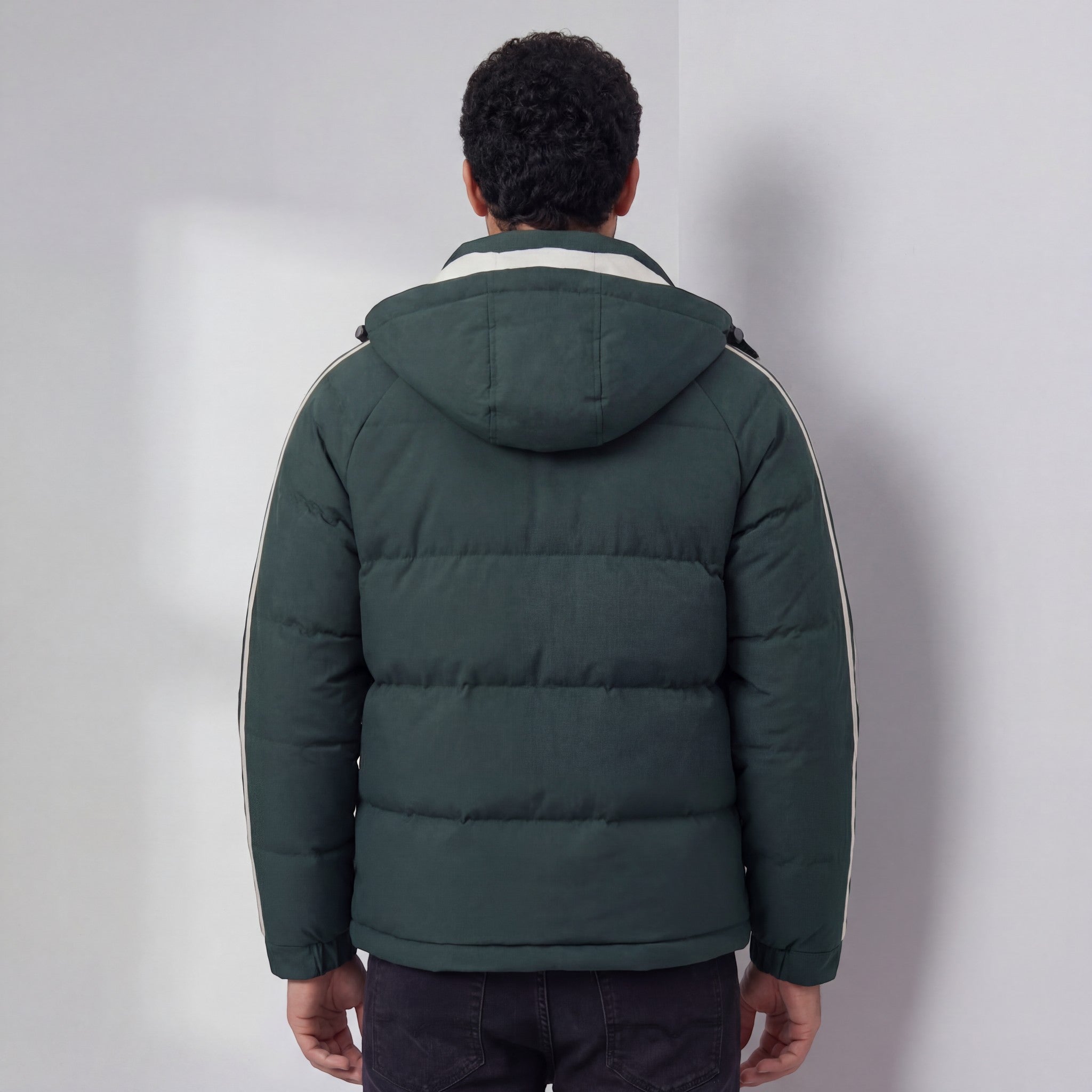 Riche | Veste d’Hiver Matelassée Lisse pour Homme