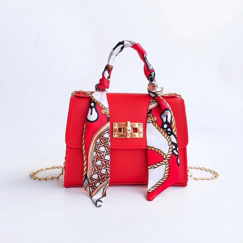 Women's mini leather handbag – Removable shoulder strap