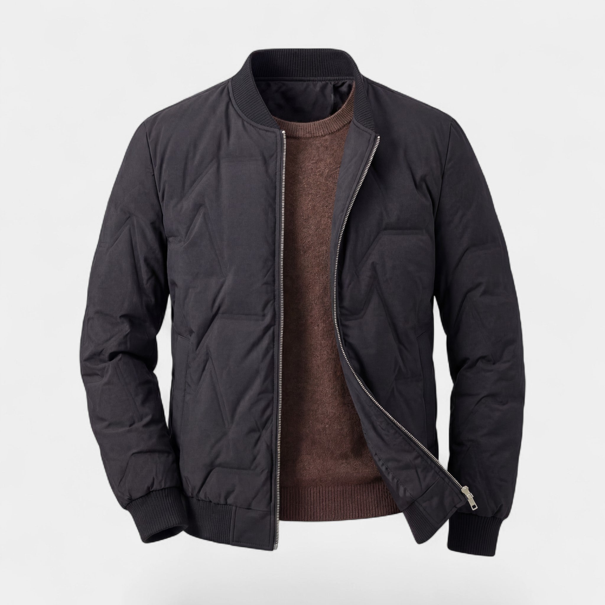 Riche | Veste d’Hiver Matelassée Doublée Peluche pour Homme