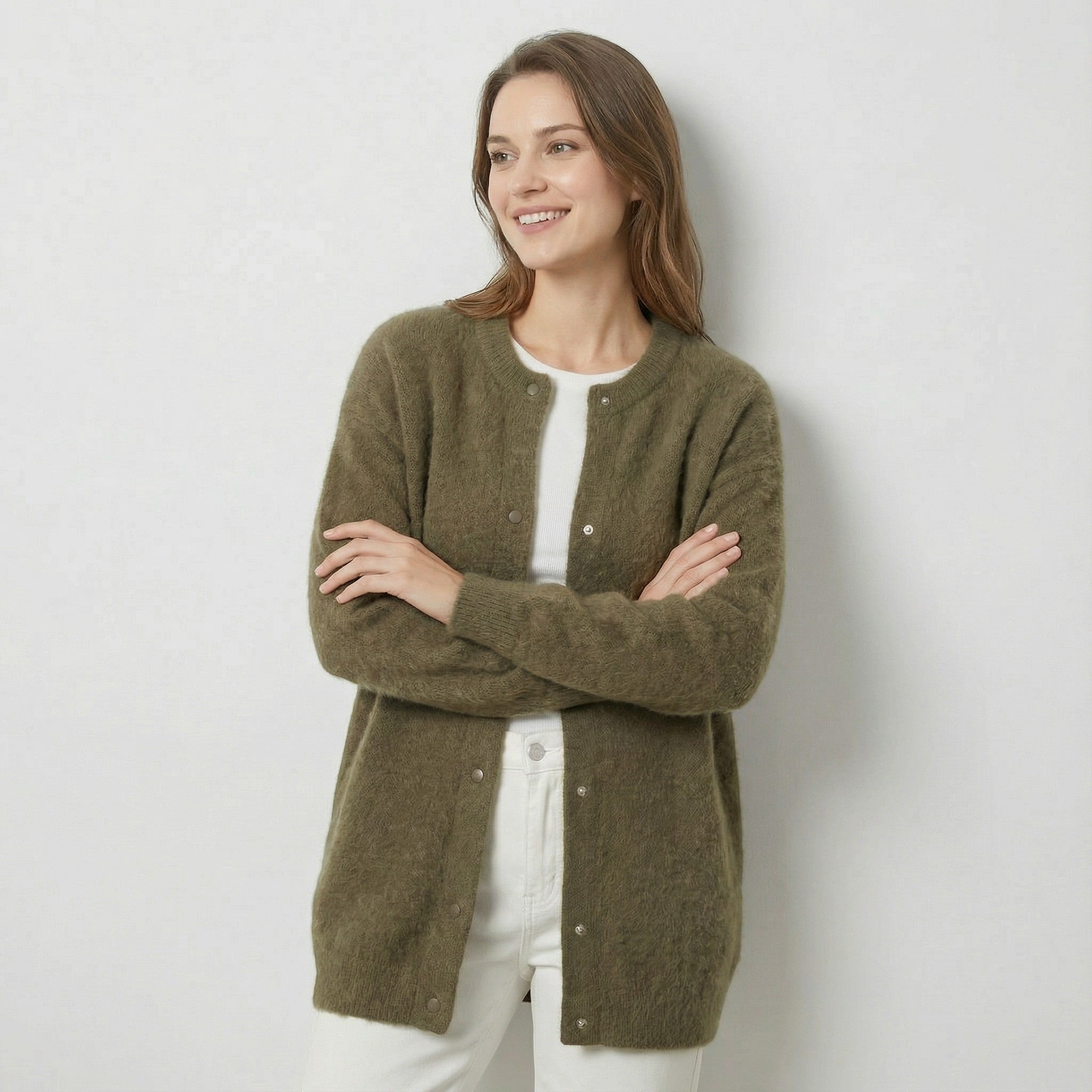 Riche | Veste femme en maille laine