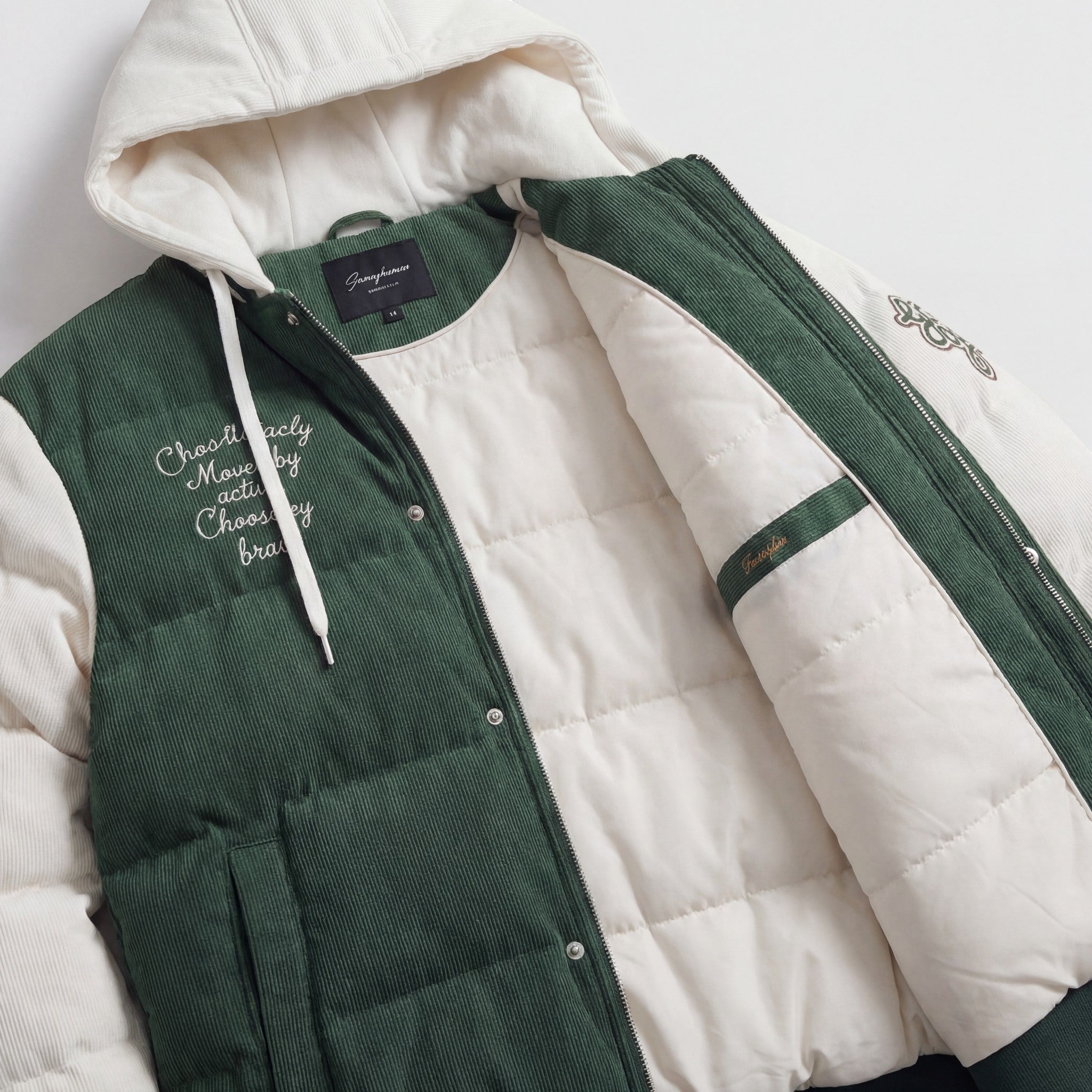 Riche | Doudoune Matelassée à Capuche d’Hiver pour Homme