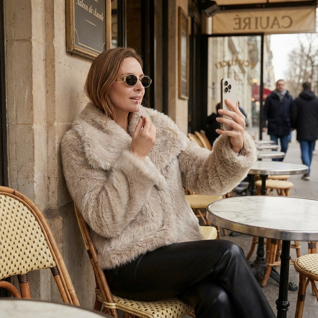 Riche | Manteau femme en fausse fourrure