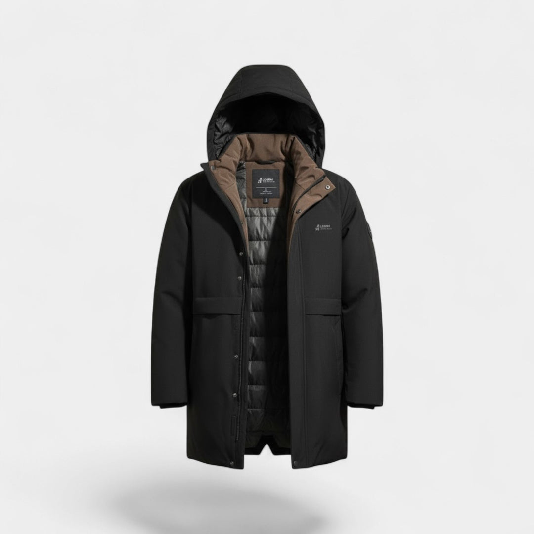Riche | Men's Cotton Parka – Quilted Hood and Windproof Fit