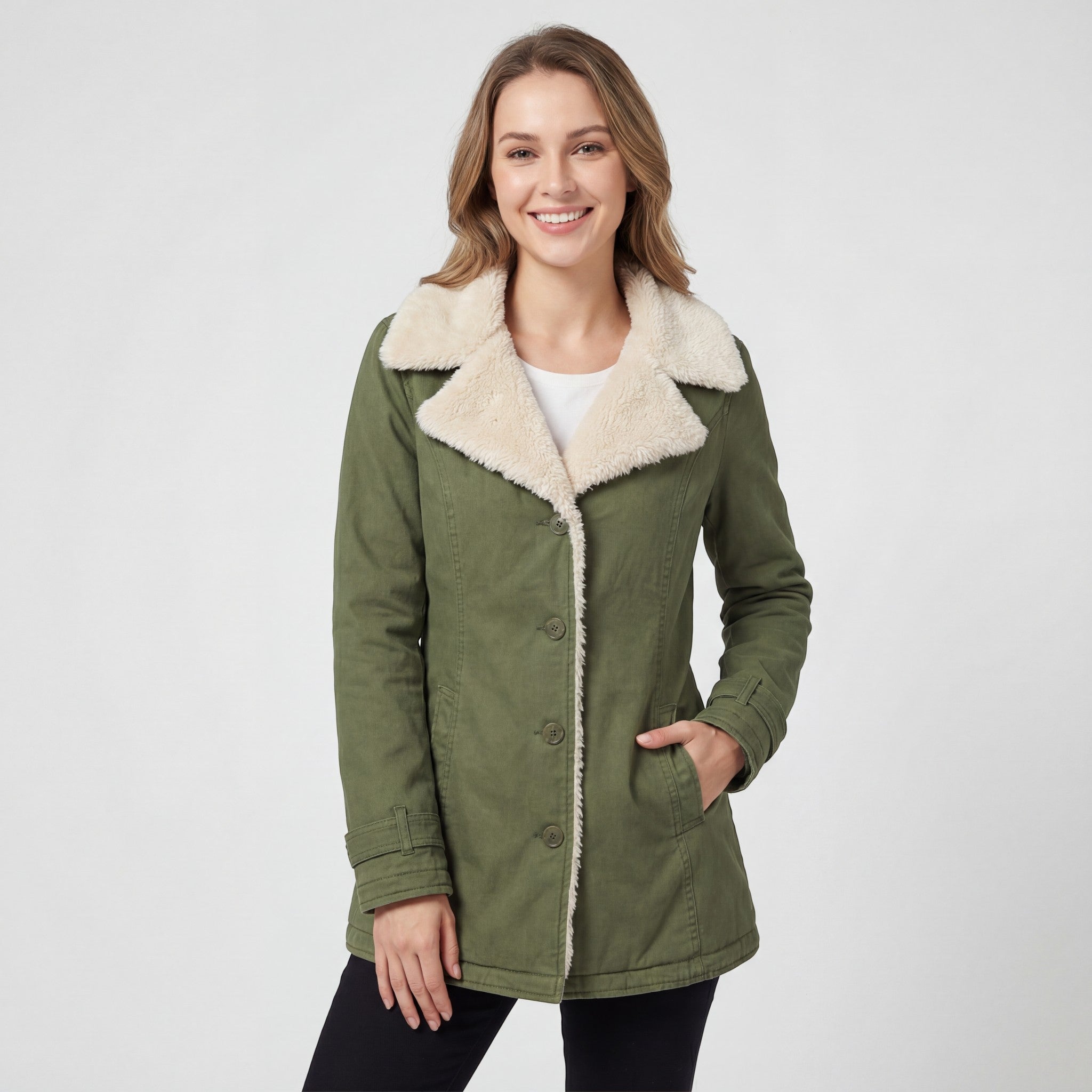 Riche | Veste femme en maille plush douce