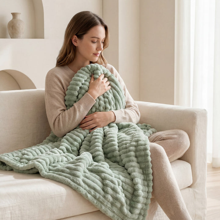 Luxurious | Women's Fluffy Plush Throw