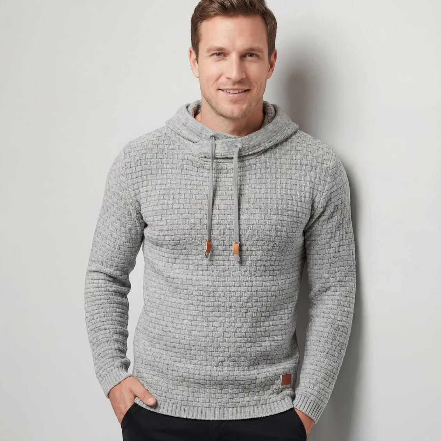 Riche | Pull à Capuche Homme en Mélange de Coton