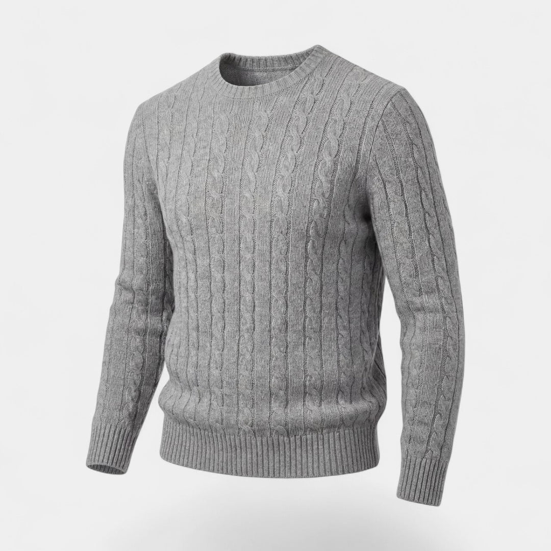 Riche | Homme Pull Tricoté Col Rond en Coton