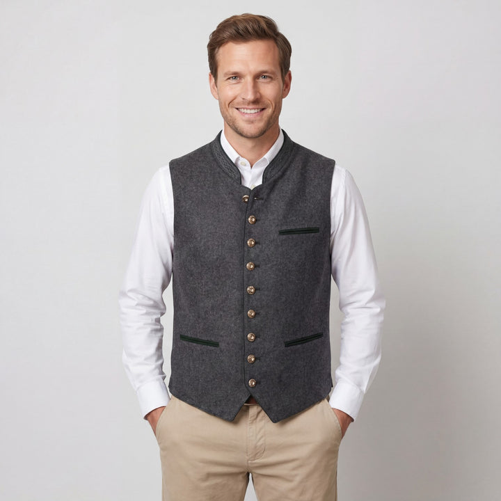 Riche | Herrenweste aus Wollmischung