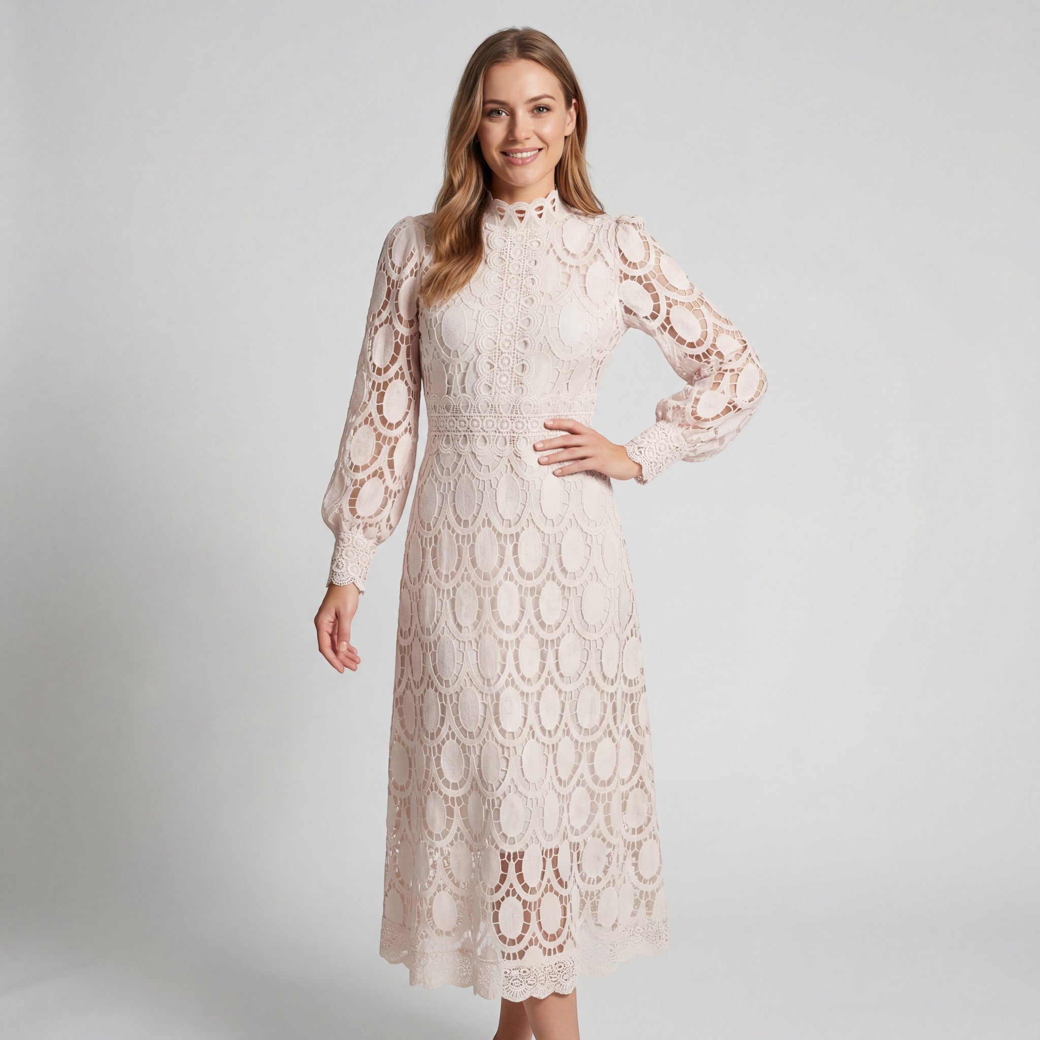 Riche | Robe longue femme en coton fin