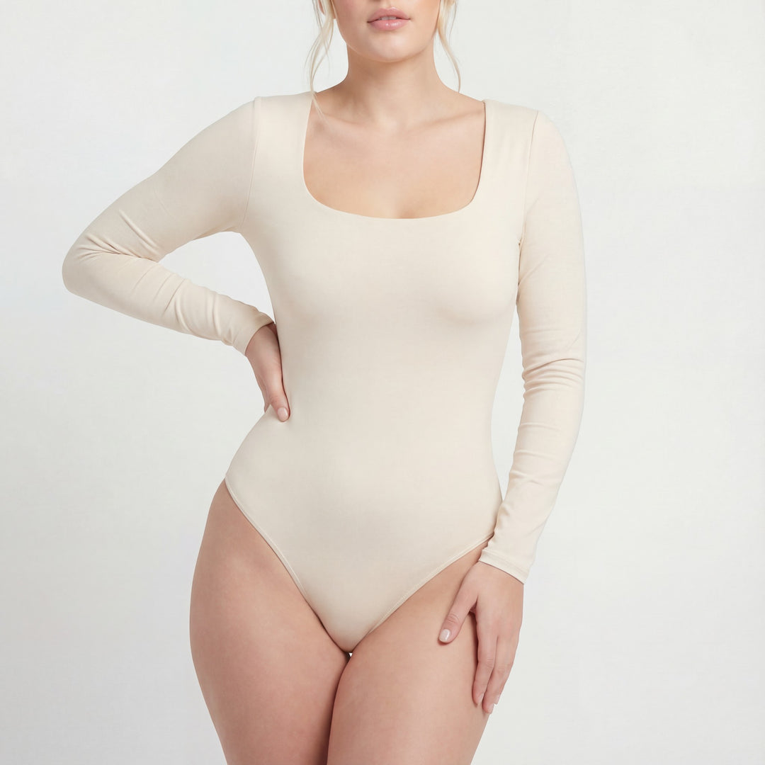Nahtloser Nylon-Shapewear-Body für Damen – Formende Passform